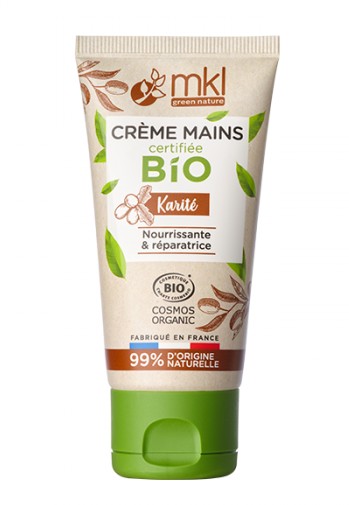 MKL Crème Mains Certifiée Bio Karité 50ml